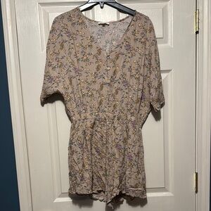 Floral Patterned Romper